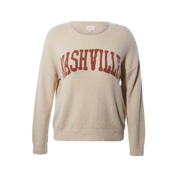 Thread and Supply Sweaters - THREAD & SUPPLY Women's Nashville Sweater Size 1X In Sand Brick